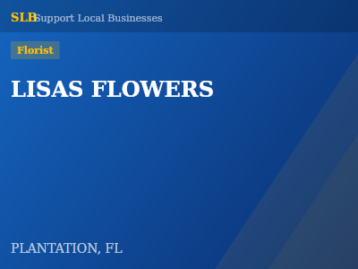 LISAS FLOWERS — Florist in PLANTATION, FL