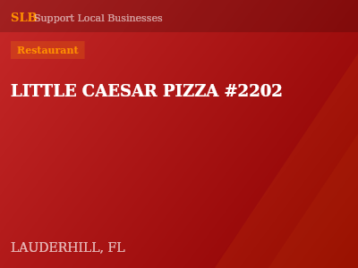 LITTLE CAESAR PIZZA #2202 — Restaurant in LAUDERHILL, FL