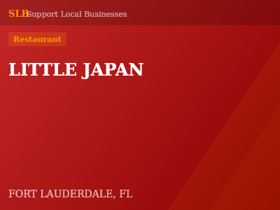 LITTLE JAPAN — Restaurant in FORT LAUDERDALE, FL