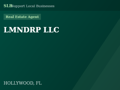LMNDRP LLC — Real Estate Agent in HOLLYWOOD, FL