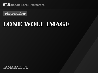 LONE WOLF IMAGE — Photographer in TAMARAC, FL
