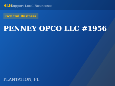 PENNEY OPCO LLC #1956 — General Business in PLANTATION, FL