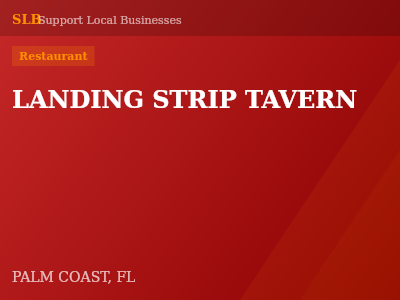 LANDING STRIP TAVERN — Restaurant in PALM COAST, FL