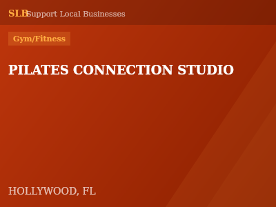 PILATES CONNECTION STUDIO — Gym/Fitness in HOLLYWOOD, FL