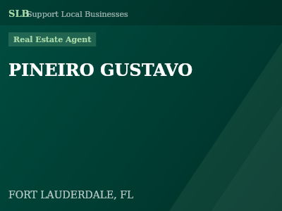 PINEIRO GUSTAVO — Real Estate Agent in FORT LAUDERDALE, FL