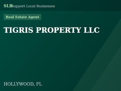 TIGRIS PROPERTY LLC — Real Estate Agent in HOLLYWOOD, FL