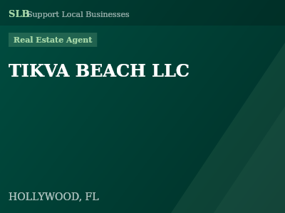 TIKVA BEACH LLC — Real Estate Agent in HOLLYWOOD, FL