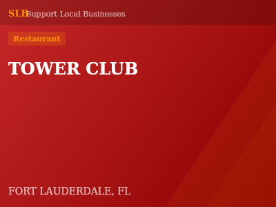 TOWER CLUB — Restaurant in FORT LAUDERDALE, FL