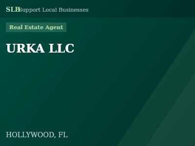 URKA LLC — Real Estate Agent in HOLLYWOOD, FL