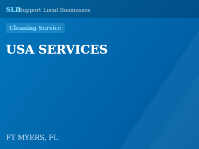 USA SERVICES — Cleaning Service in FT MYERS, FL