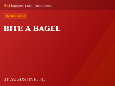 BITE A BAGEL — Restaurant in ST AUGUSTINE, FL