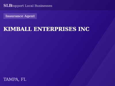 KIMBALL ENTERPRISES INC — Insurance Agent in TAMPA, FL