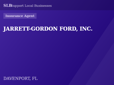 JARRETT-GORDON FORD, INC. — Insurance Agent in DAVENPORT, FL