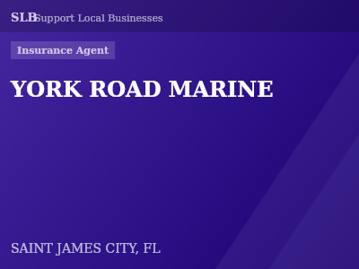 YORK ROAD MARINE — Insurance Agent in SAINT JAMES CITY, FL