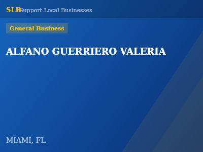 ALFANO GUERRIERO VALERIA — General Business in MIAMI, FL