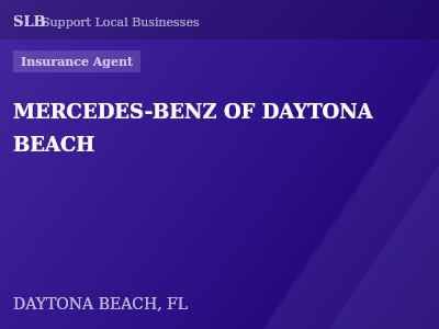 MERCEDES-BENZ OF DAYTONA BEACH — Insurance Agent in DAYTONA BEACH, FL