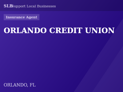ORLANDO CREDIT UNION — Insurance Agent in ORLANDO, FL