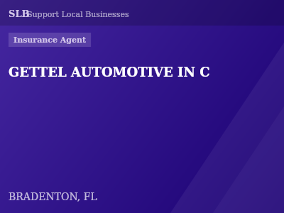 GETTEL AUTOMOTIVE IN C — Insurance Agent in BRADENTON, FL