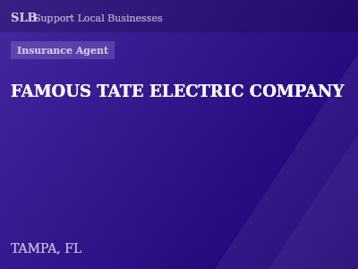 FAMOUS TATE ELECTRIC COMPANY — Insurance Agent in TAMPA, FL
