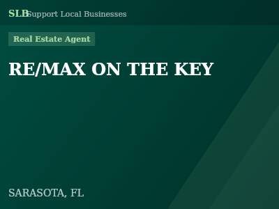 RE/MAX ON THE KEY — Real Estate Agent in SARASOTA, FL