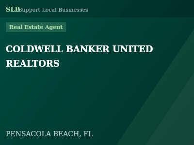 COLDWELL BANKER UNITED REALTORS — Real Estate Agent in PENSACOLA BEACH, FL