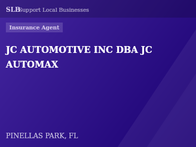 JC AUTOMOTIVE INC DBA JC AUTOMAX — Insurance Agent in PINELLAS PARK, FL