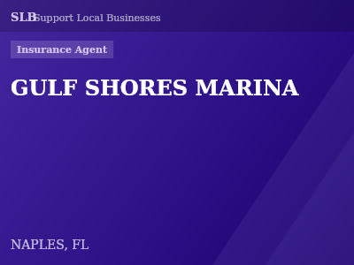GULF SHORES MARINA — Insurance Agent in NAPLES, FL