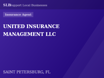 UNITED INSURANCE MANAGEMENT LLC — Insurance Agent in SAINT PETERSBURG, FL