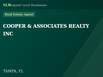 COOPER & ASSOCIATES REALTY INC — Real Estate Agent in TAMPA, FL