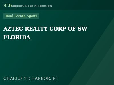 AZTEC REALTY CORP OF SW FLORIDA — Real Estate Agent in CHARLOTTE HARBOR, FL