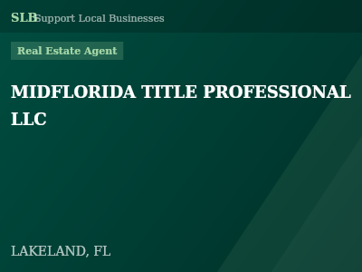 MIDFLORIDA TITLE PROFESSIONAL LLC — Real Estate Agent in LAKELAND, FL