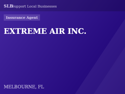 EXTREME AIR INC. — Insurance Agent in MELBOURNE, FL