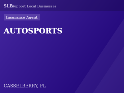 AUTOSPORTS — Insurance Agent in CASSELBERRY, FL