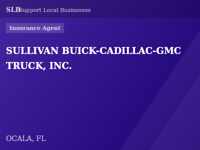 SULLIVAN BUICK-CADILLAC-GMC TRUCK, INC. — Insurance Agent in OCALA, FL