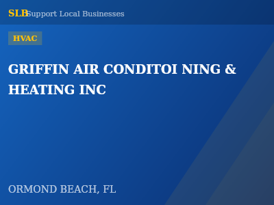 GRIFFIN AIR CONDITOI NING & HEATING INC — HVAC in ORMOND BEACH, FL