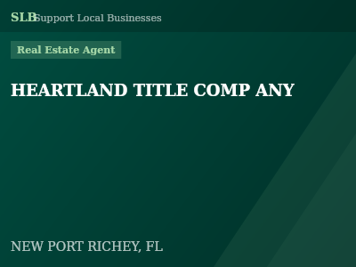 HEARTLAND TITLE COMP ANY — Real Estate Agent in NEW PORT RICHEY, FL