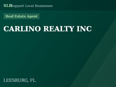 CARLINO REALTY INC — Real Estate Agent in LEESBURG, FL