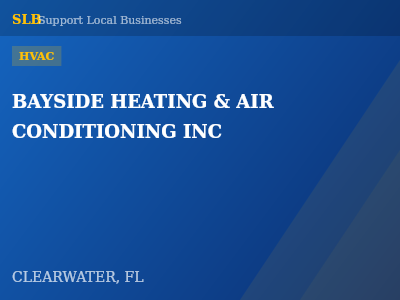 BAYSIDE HEATING & AIR CONDITIONING INC — HVAC in CLEARWATER, FL