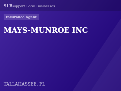 MAYS-MUNROE INC — Insurance Agent in TALLAHASSEE, FL