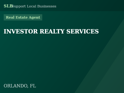 INVESTOR REALTY SERVICES — Real Estate Agent in ORLANDO, FL