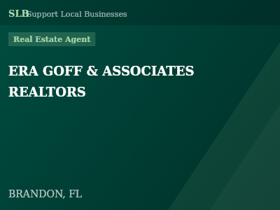 ERA GOFF & ASSOCIATES REALTORS — Real Estate Agent in BRANDON, FL