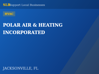 POLAR AIR & HEATING INCORPORATED — HVAC in JACKSONVILLE, FL