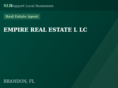 EMPIRE REAL ESTATE L LC — Real Estate Agent in BRANDON, FL