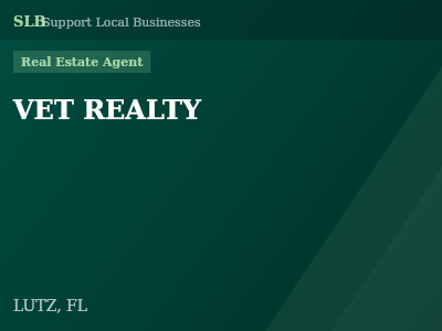 VET REALTY — Real Estate Agent in LUTZ, FL