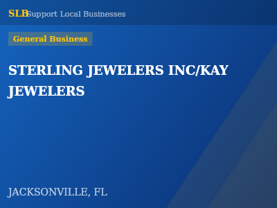 STERLING JEWELERS INC/KAY JEWELERS — General Business in JACKSONVILLE, FL