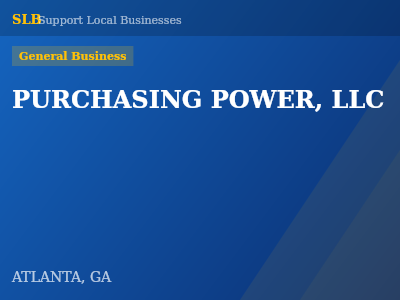 PURCHASING POWER, LLC — General Business in ATLANTA, GA