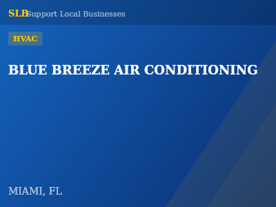 BLUE BREEZE AIR CONDITIONING — HVAC in MIAMI, FL