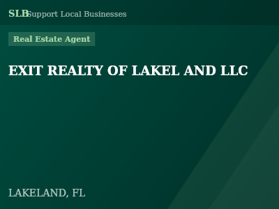 EXIT REALTY OF LAKEL AND LLC — Real Estate Agent in LAKELAND, FL