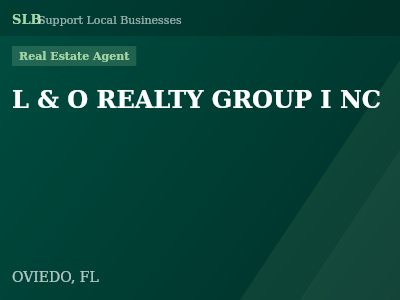 L & O REALTY GROUP I NC — Real Estate Agent in OVIEDO, FL