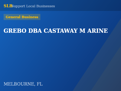 GREBO DBA CASTAWAY M ARINE — General Business in MELBOURNE, FL